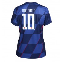 Fotbalové Dres Chorvatsko Luka Modric #10 Dámské Venkovní ME 2024 Krátký Rukáv